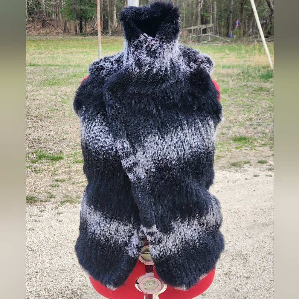 June Rabbit Fur Vest XS